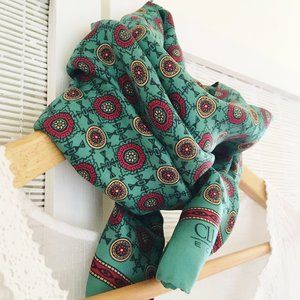 Club 7 Echo Silk Scarf (Large)